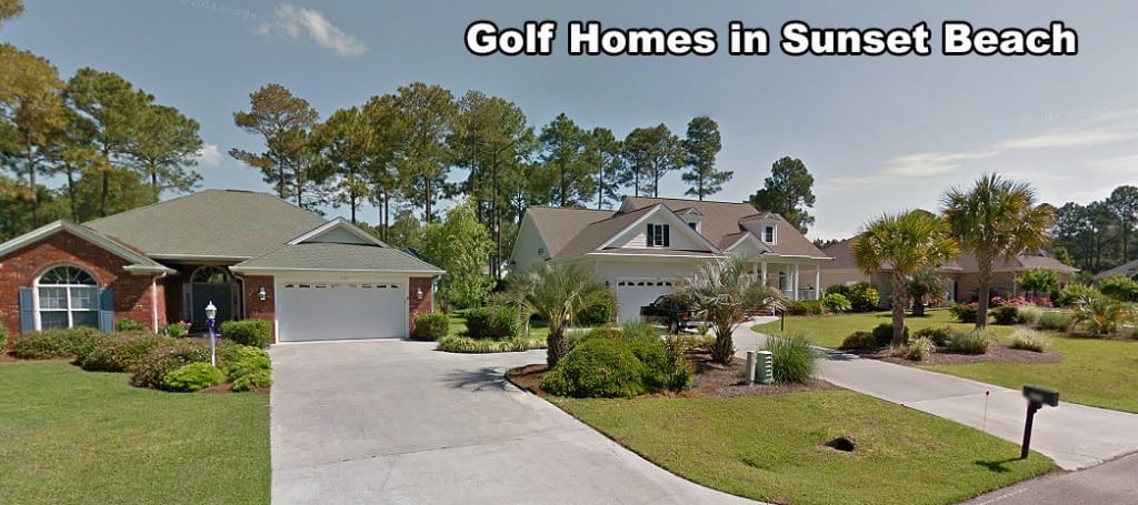 Homes on the Golf Course in Sunset Beach NC