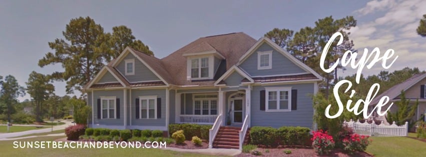 Cape Side Homes in Sunset Beach NC