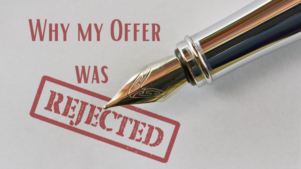 offer rejected
